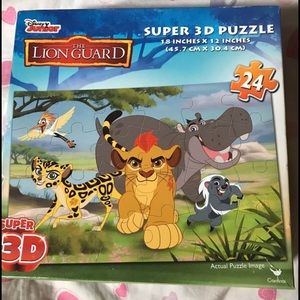 Disney | Other | The Lion Guard Super 3d Puzzle | Poshmark